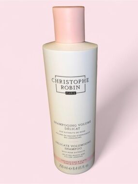 Christophe Robin Delicate Volumising Shampoo - Rose Essence 250 ml Brand New